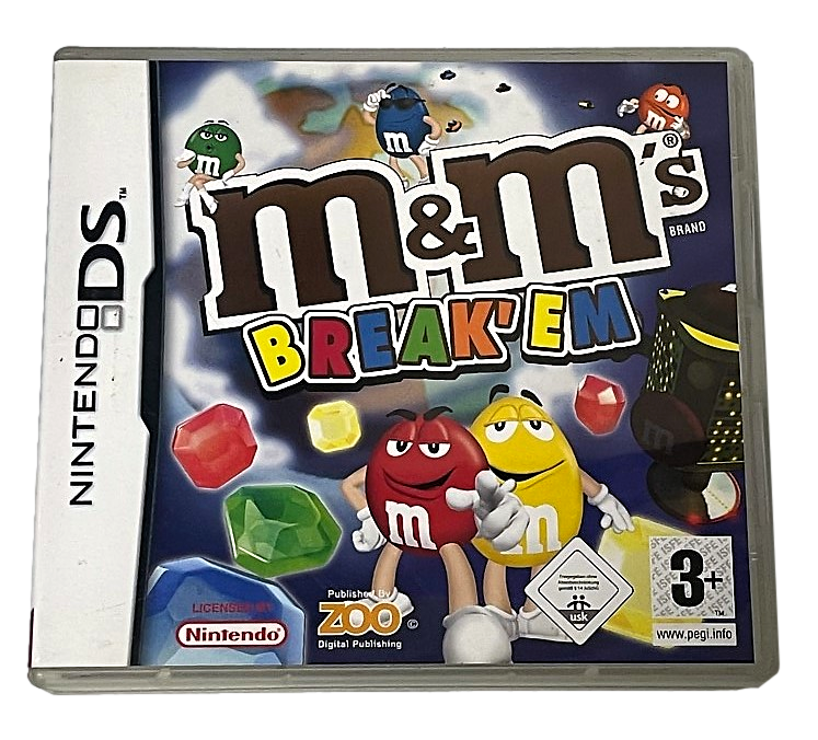 M & M's Break Em Nintendo DS 3DS Game *Complete* (Pre-Owned)