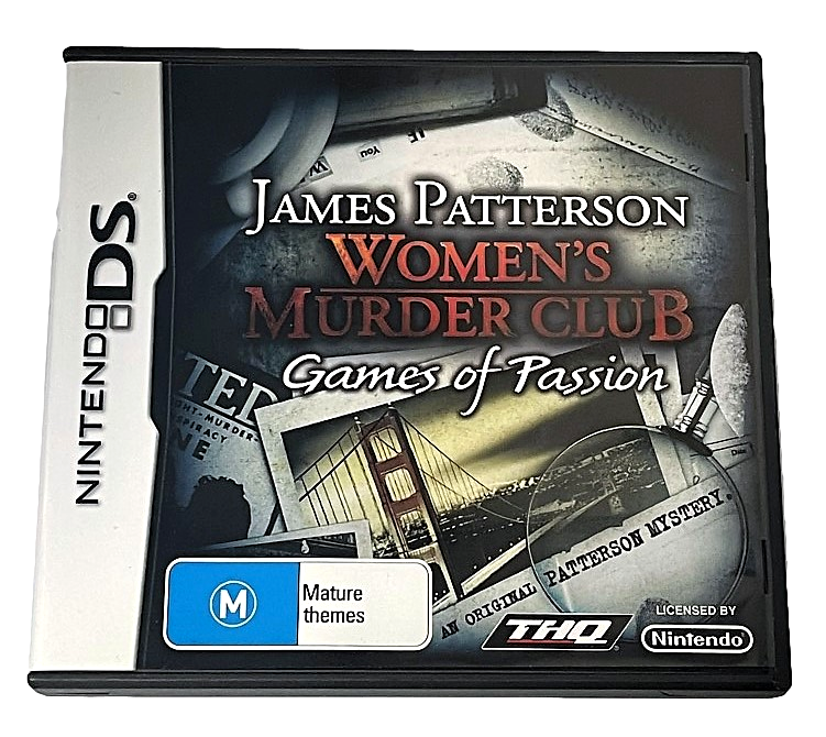 Women's Murder Club Games of Passion Nintendo DS 2DS 3DS Game *Complete* (Pre-Owned)