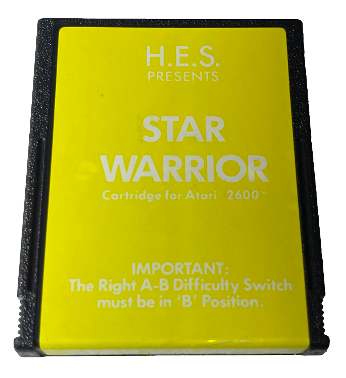 Star Warrior Atari 2600 *Cartridge Only* H.E.S. (Preowned)
