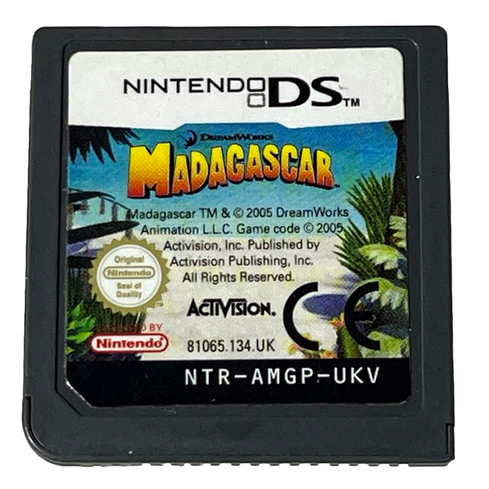 Madagascar Nintendo DS 2DS 3DS Game *Cartridge Only* (Pre-Owned)