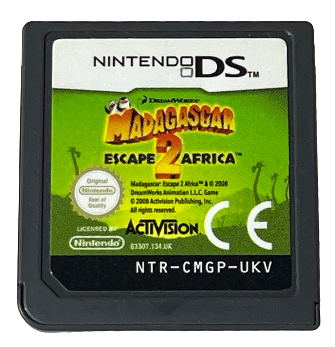 Madagascar Escape 2 Africa Nintendo DS 2DS 3DS Game *Cartridge Only* (Pre-Owned)