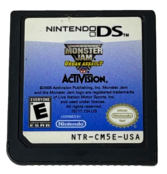 Monster Jam Urban Assault Nintendo DS 2DS 3DS Game *Cartridge Only* (Pre-Owned)