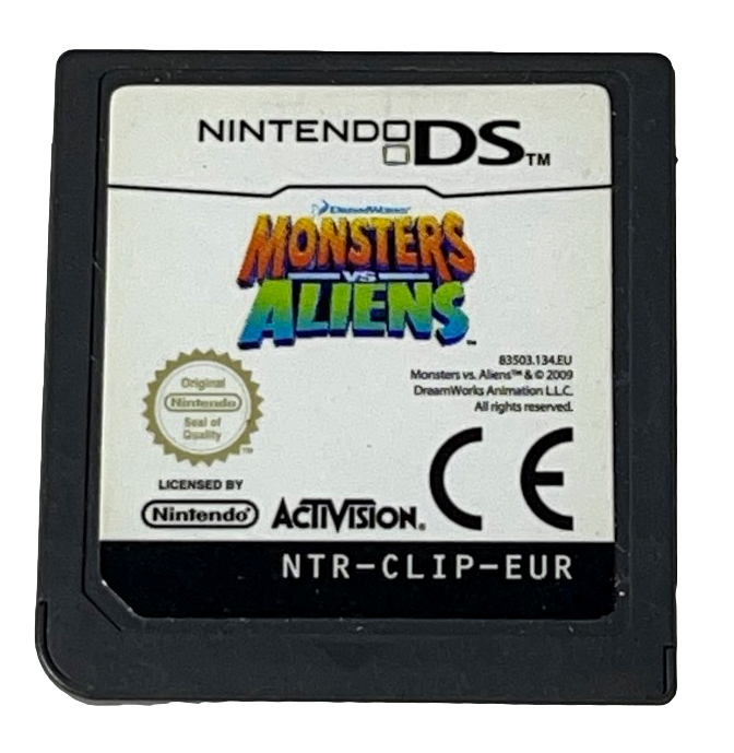 Monsters VS Aliens Nintendo DS 2DS 3DS Game *Cartridge Only* (Pre-Owned)