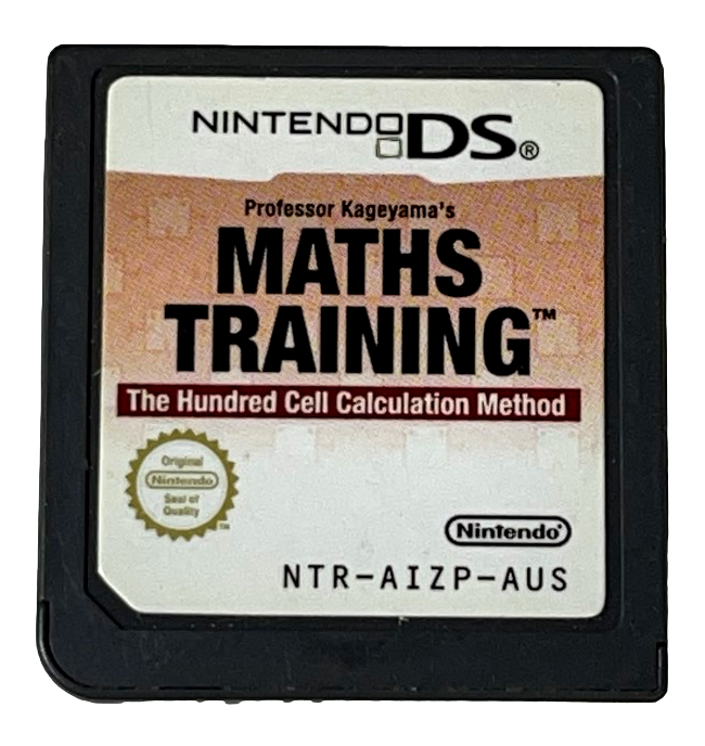 Maths Training Nintendo DS 2DS 3DS Game *Cartridge Only* (Pre-Owned)
