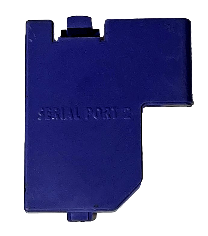 Genuine Nintendo Gamecube Console Port Covers, Indigo, Black, Silver and Spice. (Preowned)