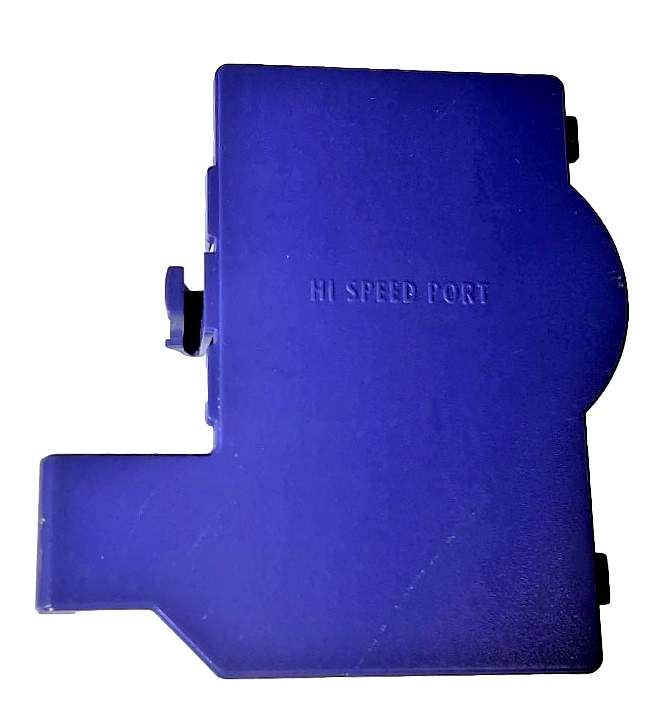 Genuine Nintendo Gamecube Console Port Covers, Indigo, Black, Silver and Spice. (Preowned)