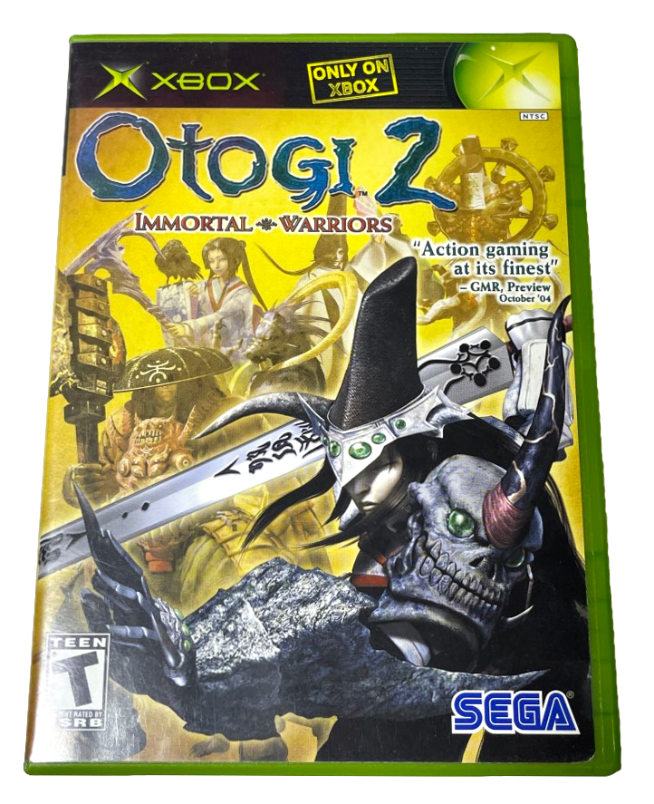Otogi 2 Immortal Warriors XBOX Original *Complete* NTSC (Preowned)