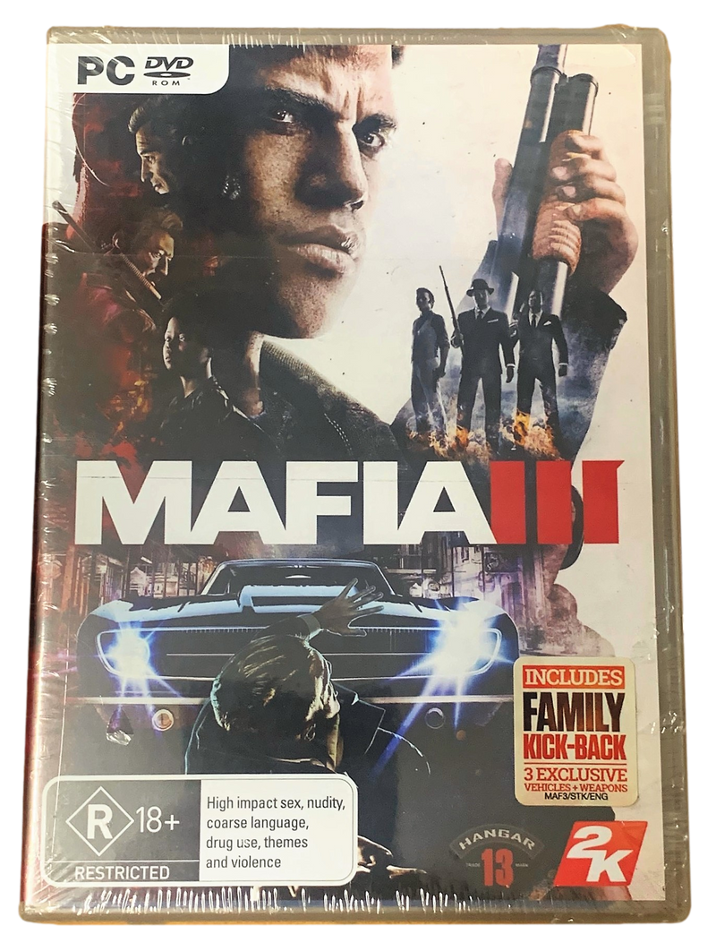 Mafia III *Sealed* PC DVD Mafia 3 - Games We Played