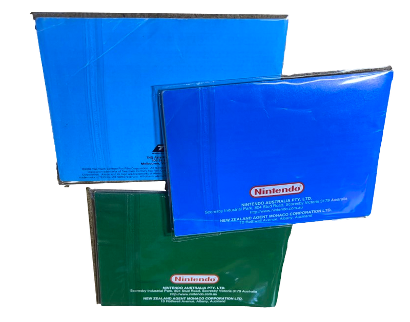 Thick Resealable Protective Plastic Sleeves for Nintendo Gameboy Manuals