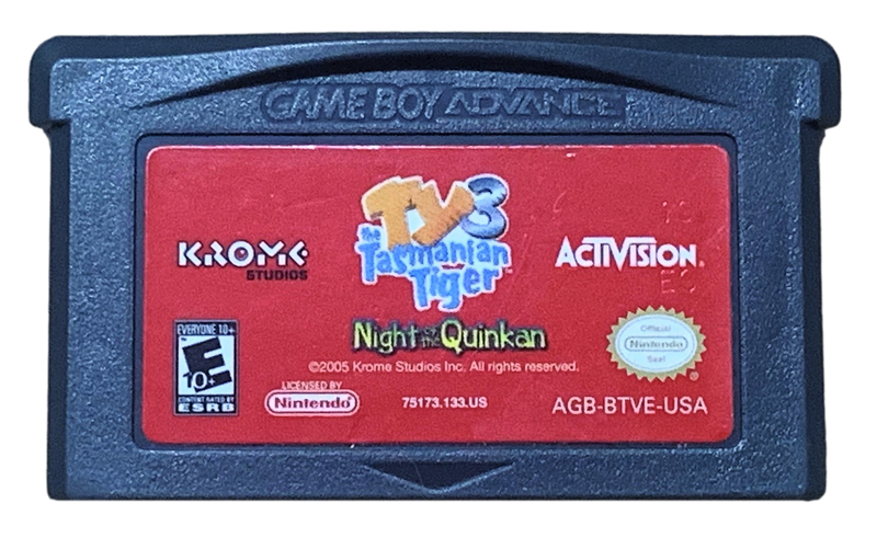 Ty 3 The Tasmanian Tiger Night of the Quinkan Nintendo GBA (Cartridge only) (Preowned) - Games We Played