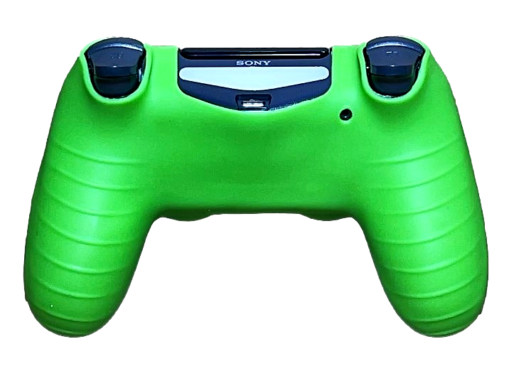 Silicone Cover For PS4 Controller Case Skin - Green