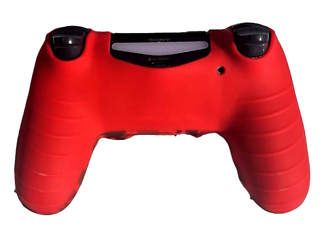 Silicone Cover For PS4 Controller Case Skin - Red Camo