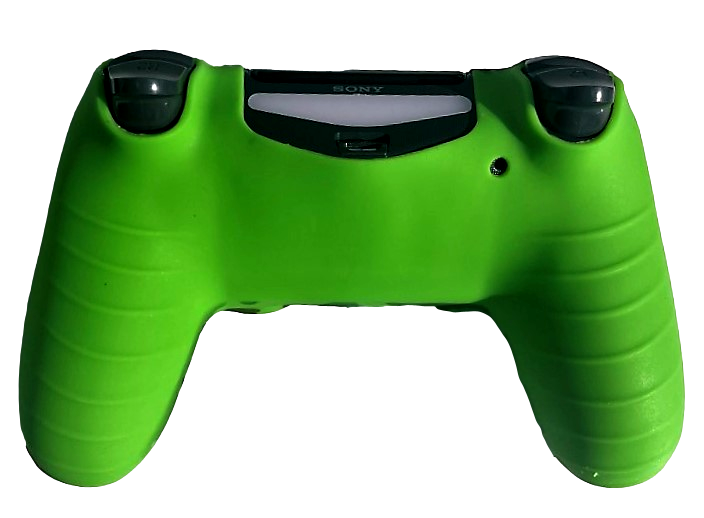 Silicone Cover For PS4 Controller Case Skin - Green Camo