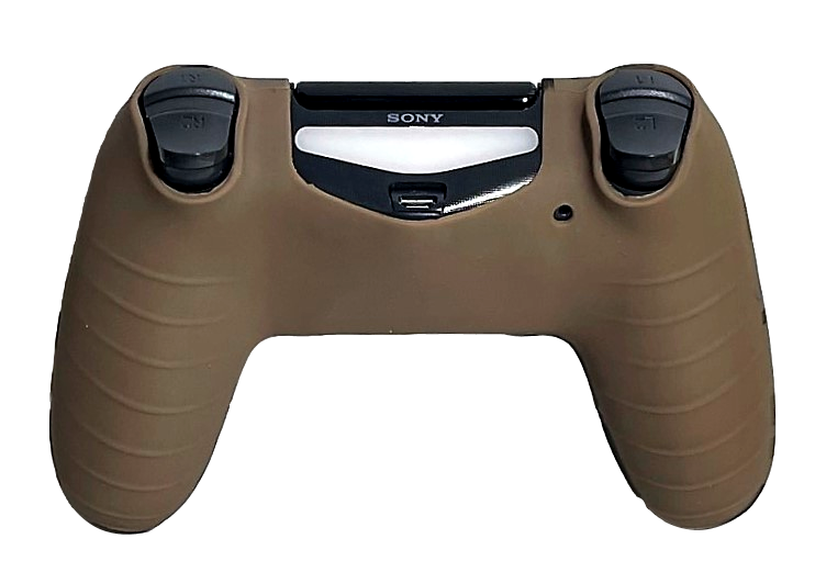 Silicone Cover For PS4 Controller Case Skin - Brown Camo