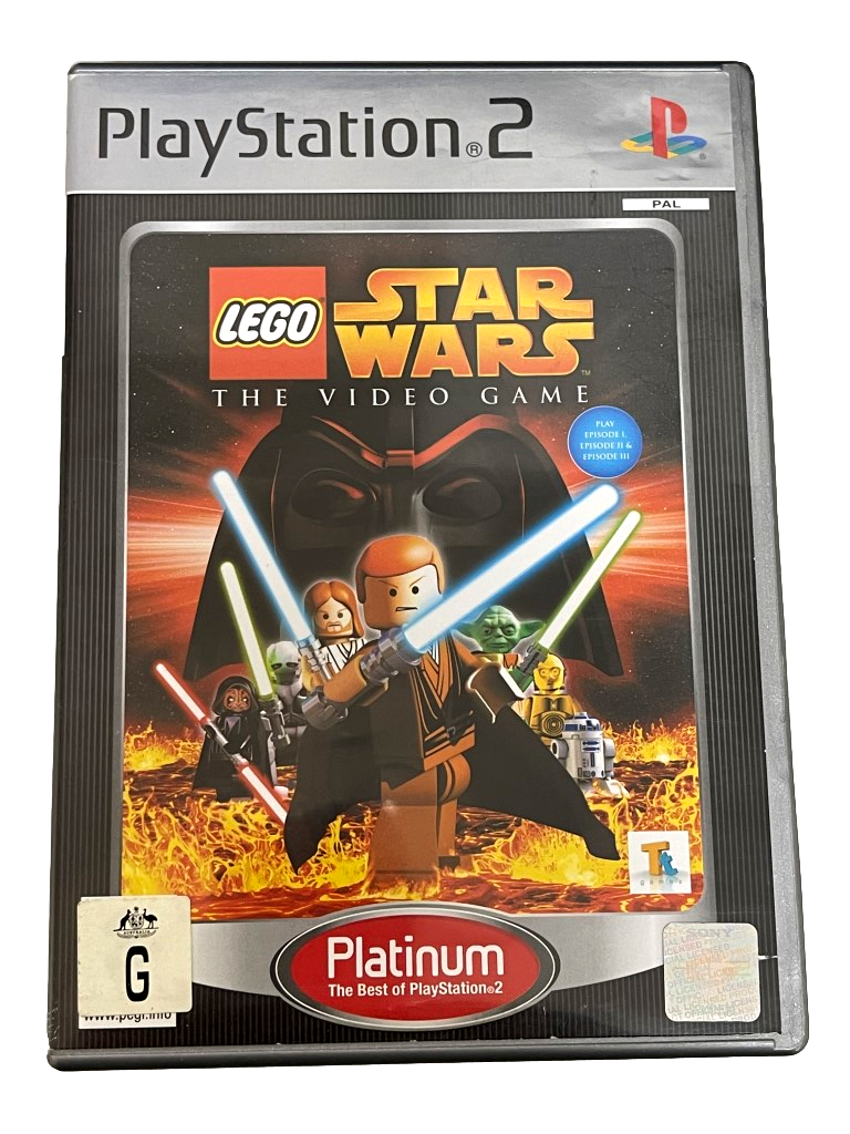 Lego Star Wars The Video Game PS2 (Platinum) PAL *Complete* (Preowned)