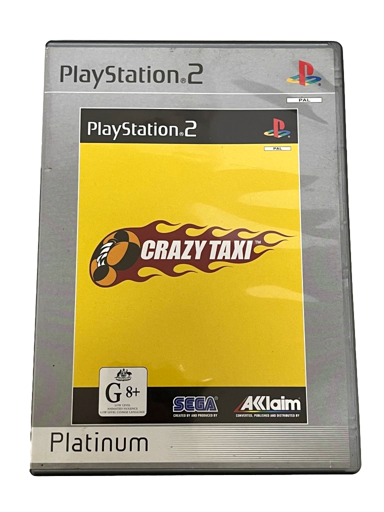 Crazy Taxi PS2 (Platinum) PAL *Complete* (Preowned)