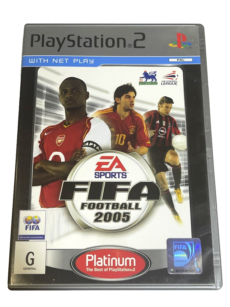 FIFA Football 2005 PS2 (Platinum) PAL *Complete* (Preowned)