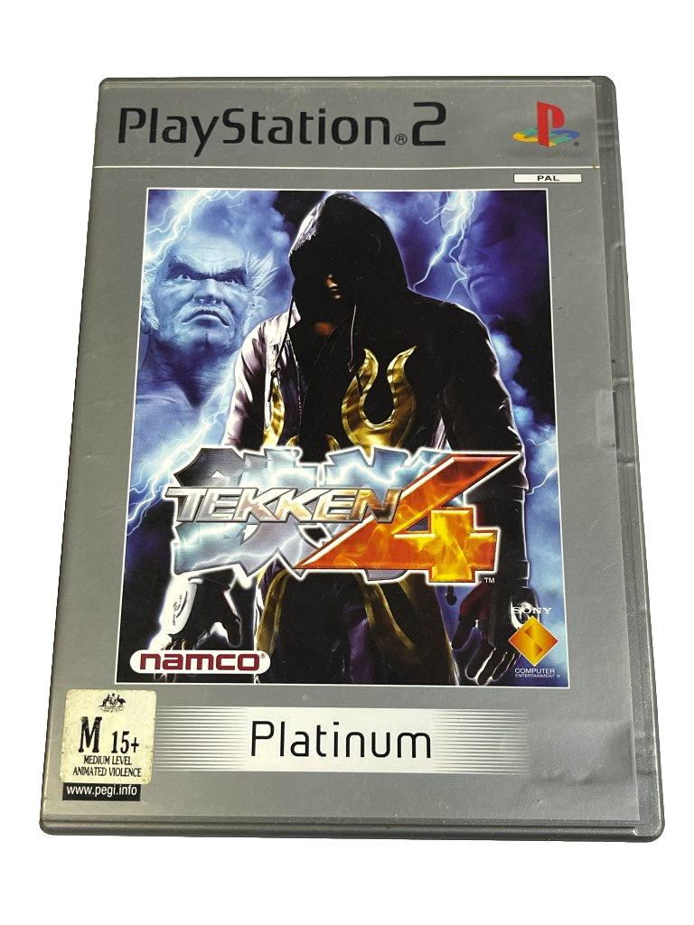Tekken 4 PS2 (Platinum) PAL *No Manual* (Preowned)