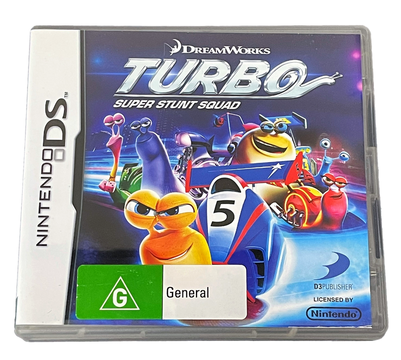 Turbo Super Stunt Squad Nintendo DS 2DS 3DS Game *Complete* (Pre-Owned)