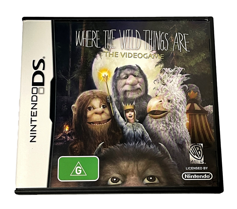 Where the Wild Things Are The Videogame Nintendo DS 3DS Game *Complete* (Pre-Owned)