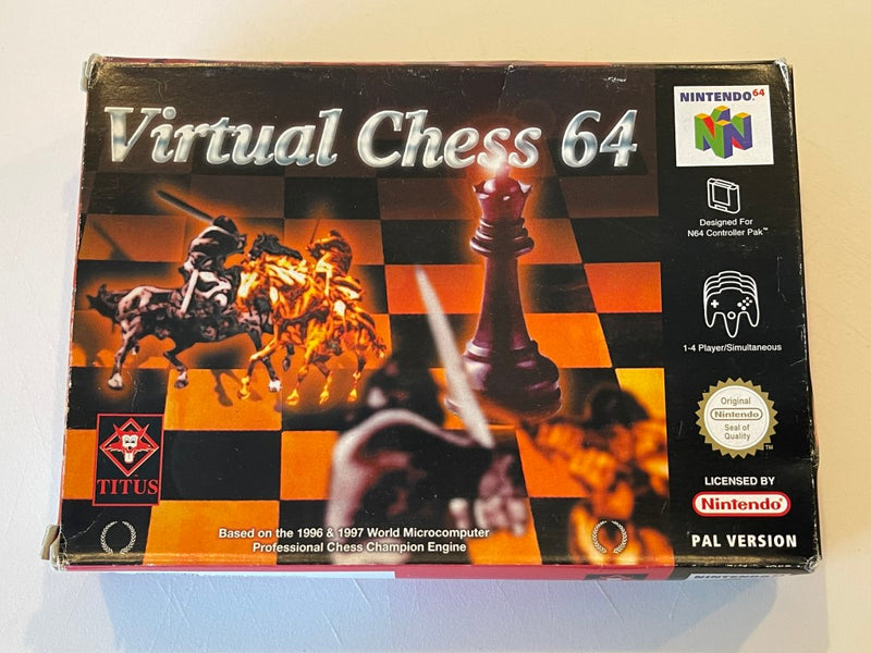 Virtual Chess 64 Nintendo 64 N64 Boxed PAL *Complete* (Preowned)