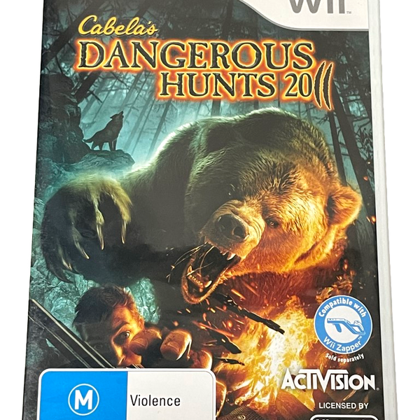 Cabela s Dangerous Hunts 2011 Nintendo Wii PAL Complete Preowned