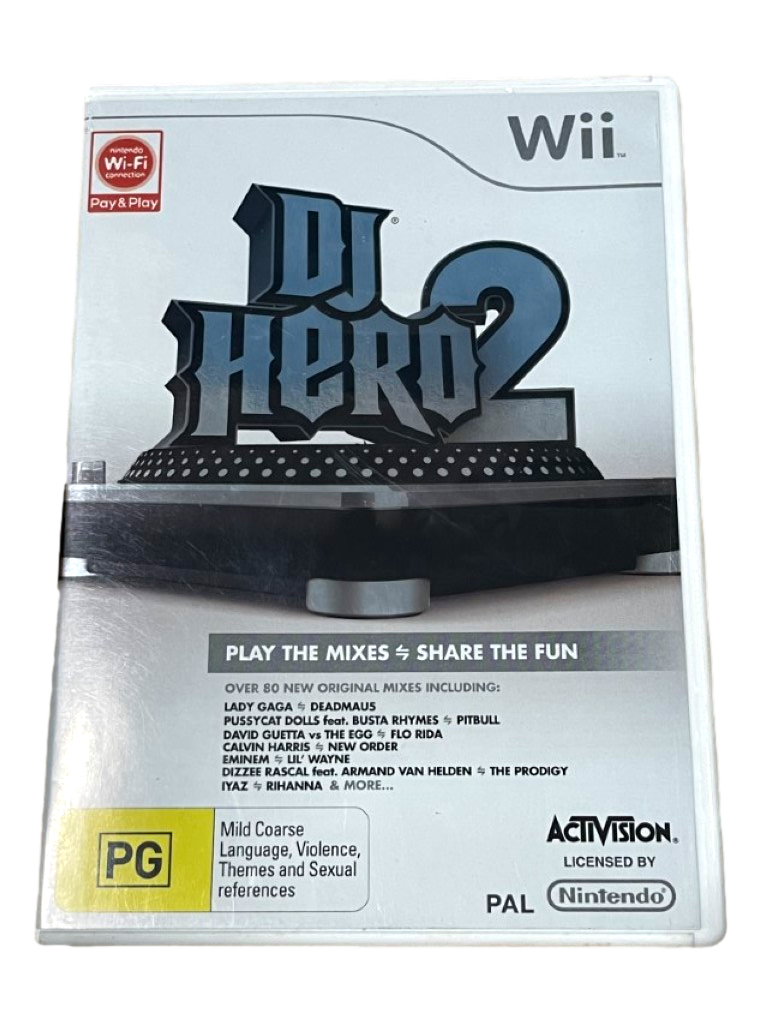 DJ Hero 2 Nintendo Wii PAL *Complete*(Preowned)