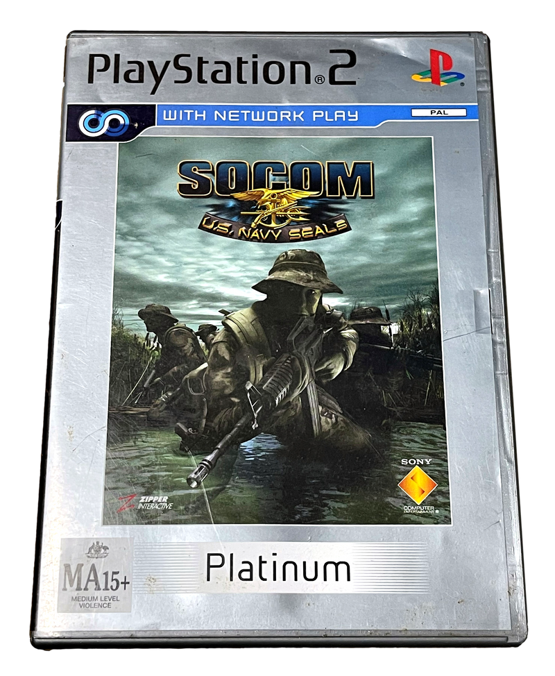 Socom US Navy Seals (Platinum) PS2 PAL *Complete* (Pre-Owned)