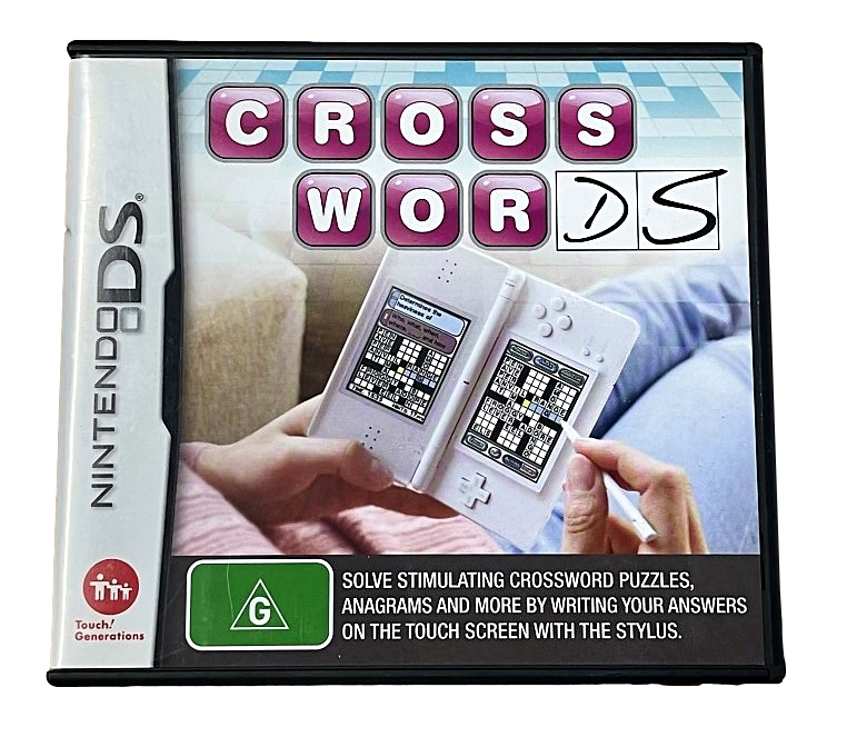CrossworDS Nintendo DS 2DS 3DS Game *Complete* (Pre-Owned)