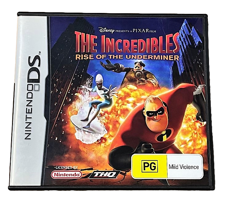 The Incredibles Rise Of The Underminer Nintendo DS 2DS 3DS Game *No Manual* (Pre-Owned)