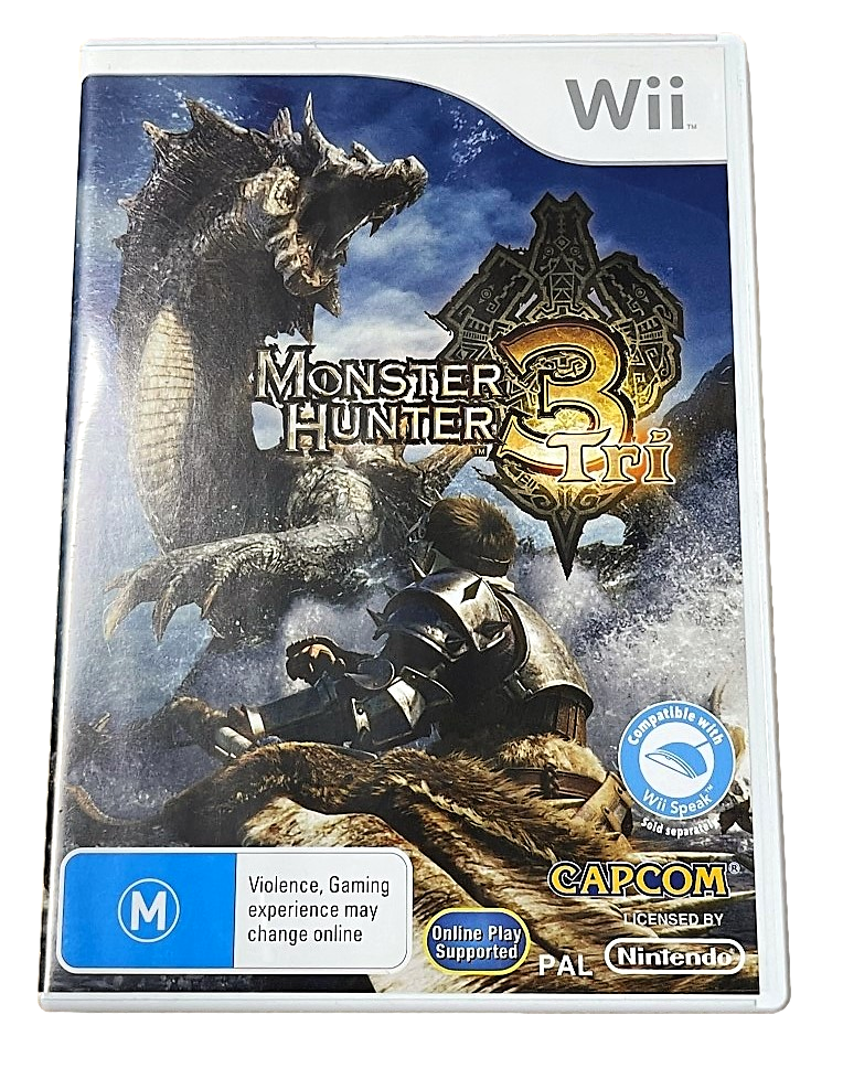 Monster Hunter 3 Nintendo Wii PAL *Complete*(Preowned)