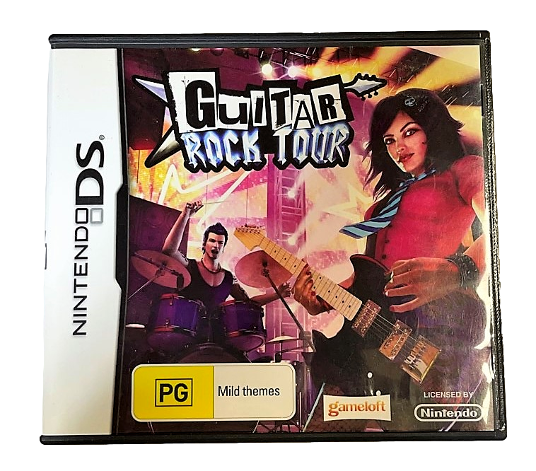 Guitar Rock Tour Nintendo DS 2DS 3DS Game *Complete* (Pre-Owned)