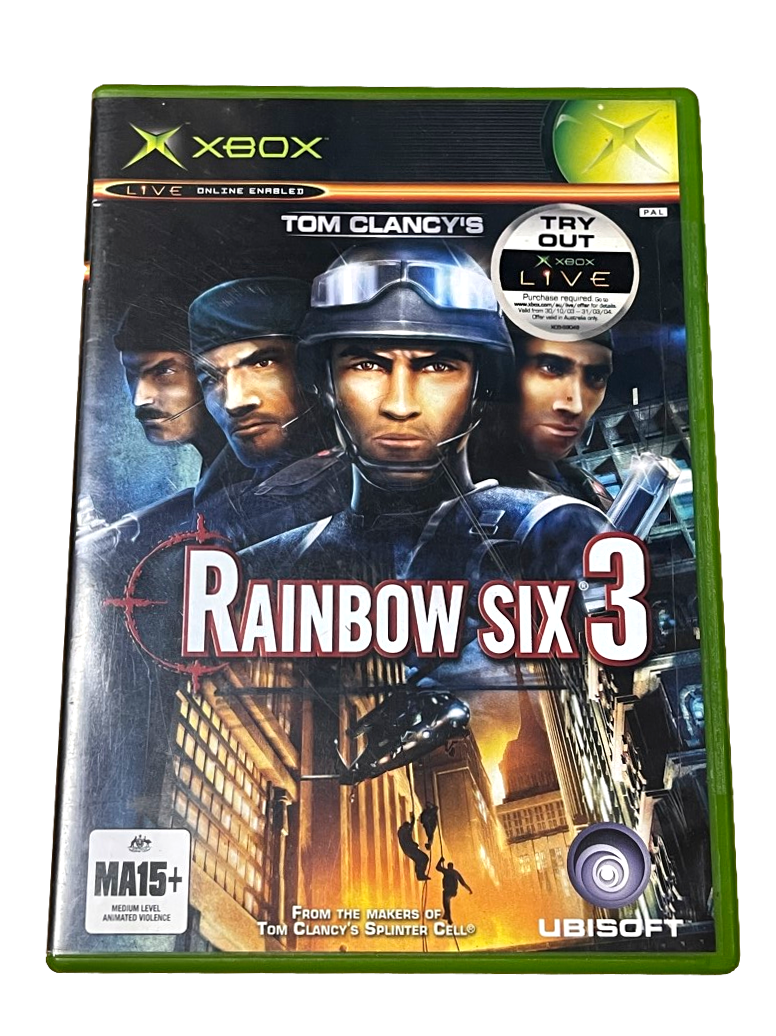 Tom Clancy's Rainbow Six 3 XBOX Original PAL *No Manual* (Pre-Owned)