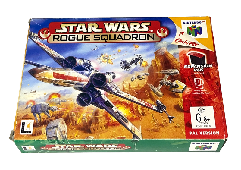 Star Wars Rogue Squadron Nintendo 64 N64 Boxed PAL *Complete* (Preowned)