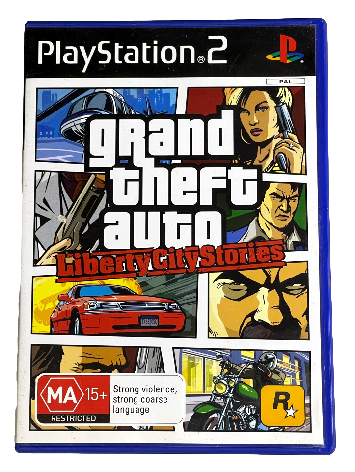 Grand Theft Auto Liberty City Stories PS2 PAL *Complete with Map* (Pre-Owned)