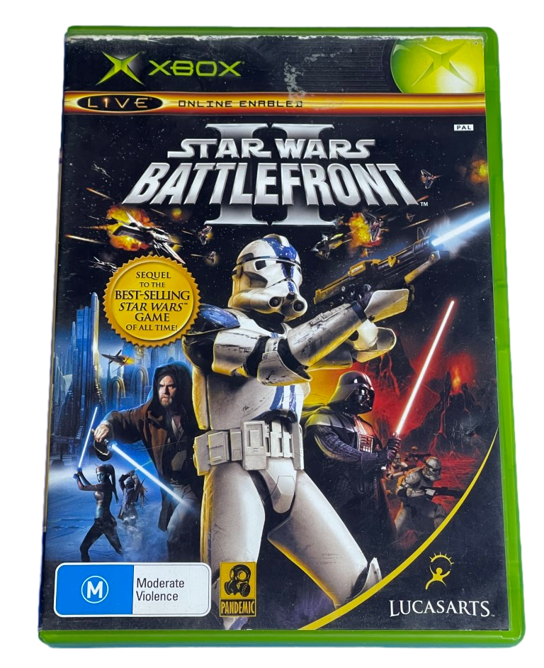 Star Wars Battlefront II XBOX Original PAL *Complete* (Pre-Owned)