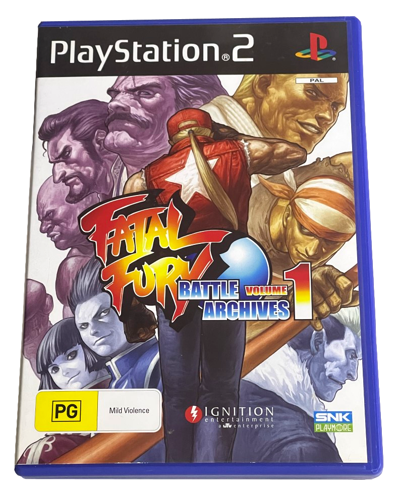 Fatal Fury Battle Archives Volume 1 PS2 PAL *Complete* (Pre-Owned)