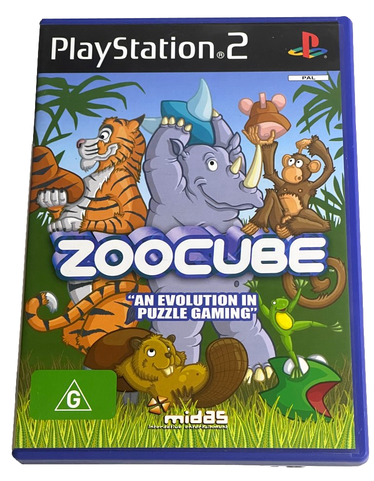 ZooCube PS2 PAL *No Manual* Zoo Cube Puzzles (Pre-Owned)