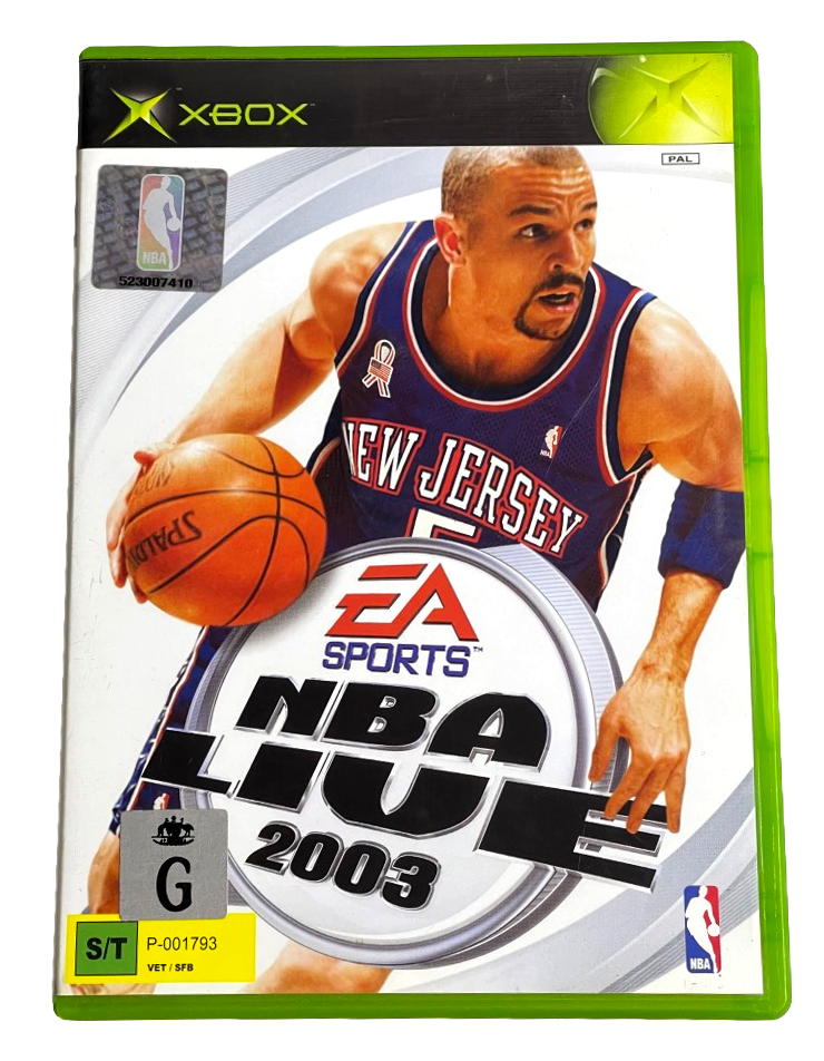NBA Live 2003 XBOX Original PAL *Complete* (Pre-Owned)