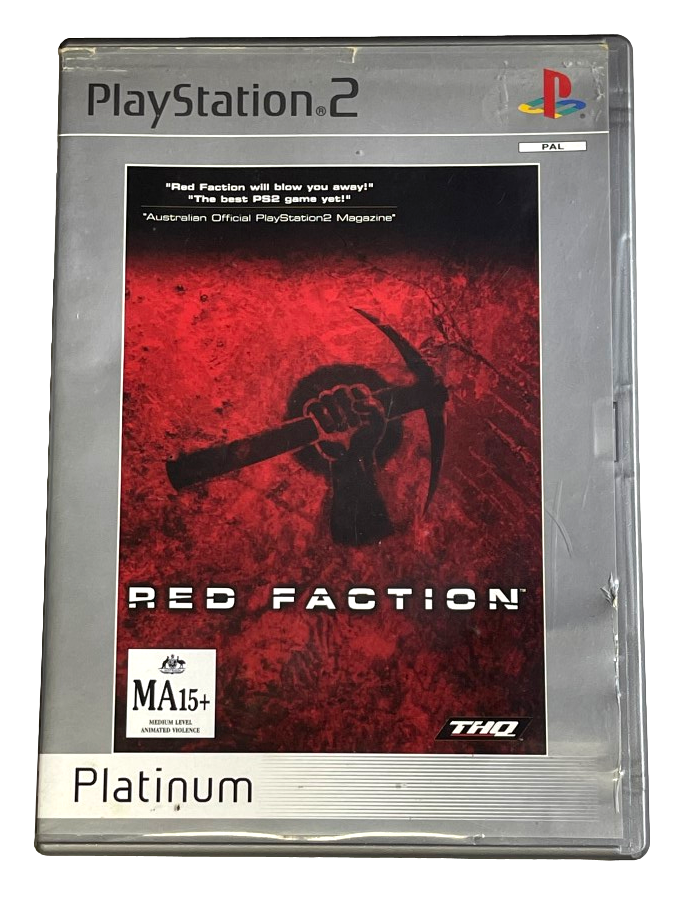 Red Faction PS2 (Platinum) PAL *Complete* (Preowned)