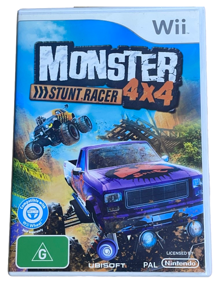 Monster 4x4 Stunt Racer Nintendo Wii PAL *Complete* (Preowned)
