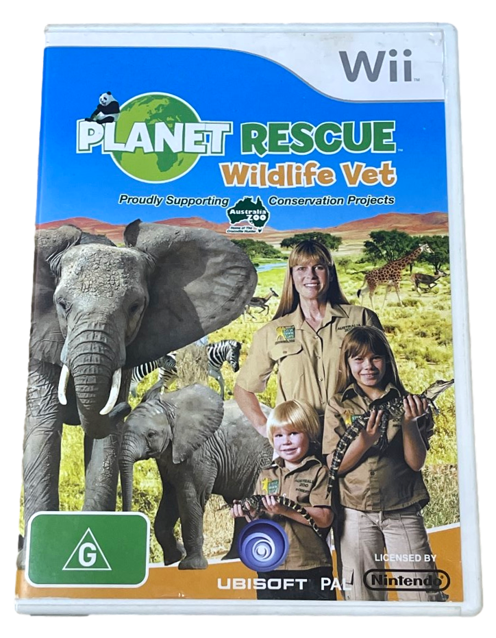 Planet Rescue Wildlife Vet Nintendo Wii PAL *Complete*(Preowned)