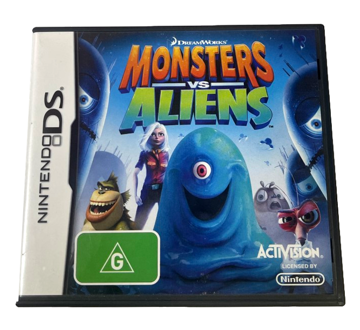 Monsters Vs Aliens Nintendo DS 2DS 3DS Game *Complete* (Pre-Owned)