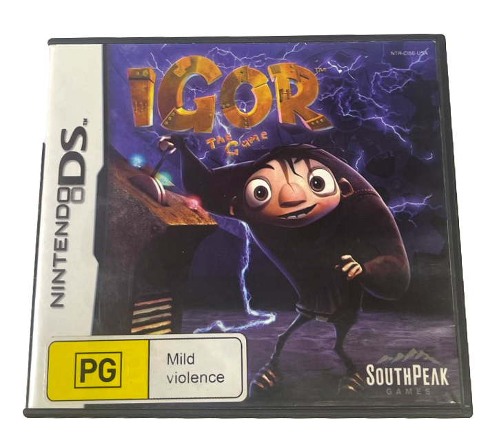 Igor The Game Nintendo DS 2DS 3DS Game *Complete* (Pre-Owned)