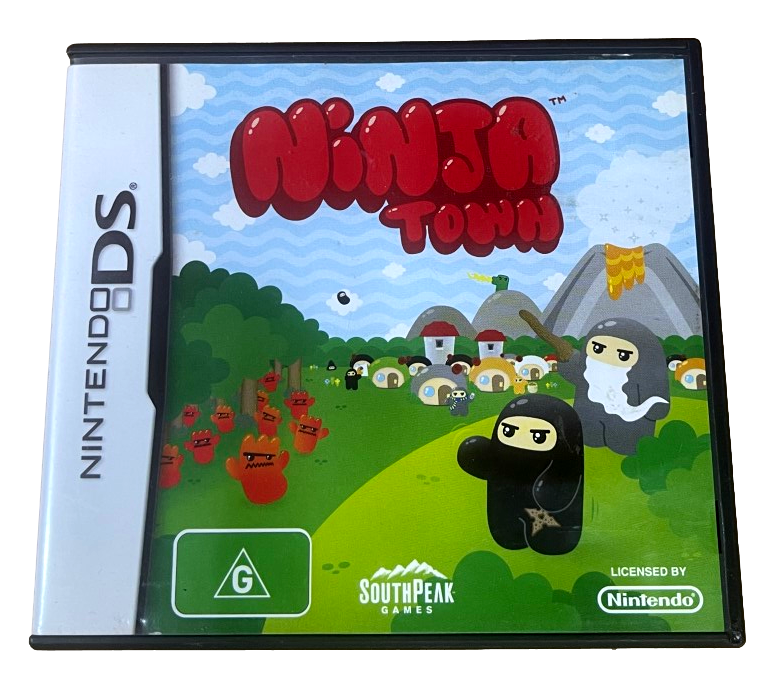 Ninja Town Nintendo DS 2DS 3DS Game *Complete* (Pre-Owned)