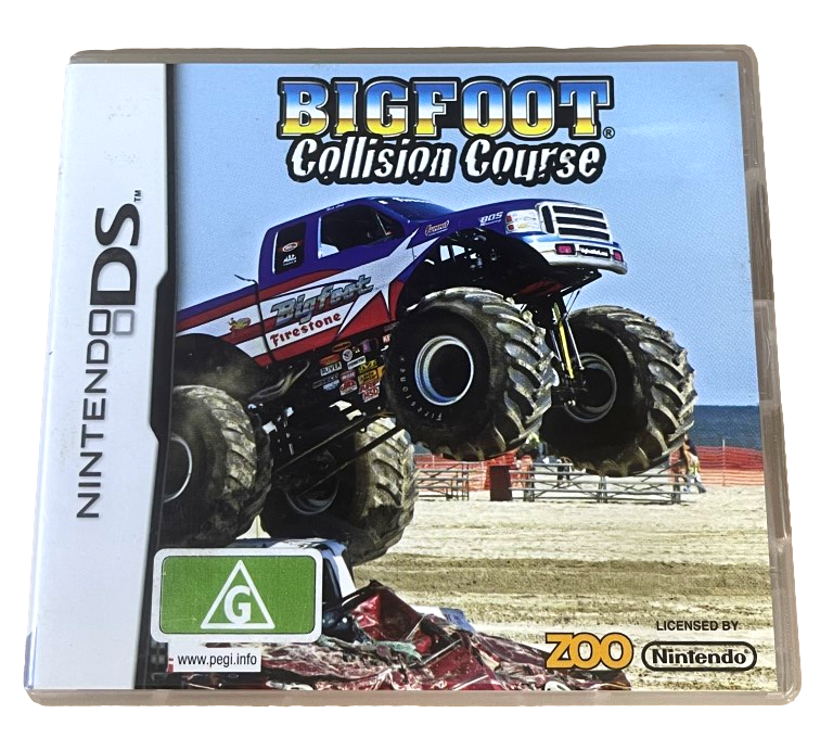 Bigfoot Collision Course Nintendo DS 2DS 3DS Game *Complete* (Pre-Owned)