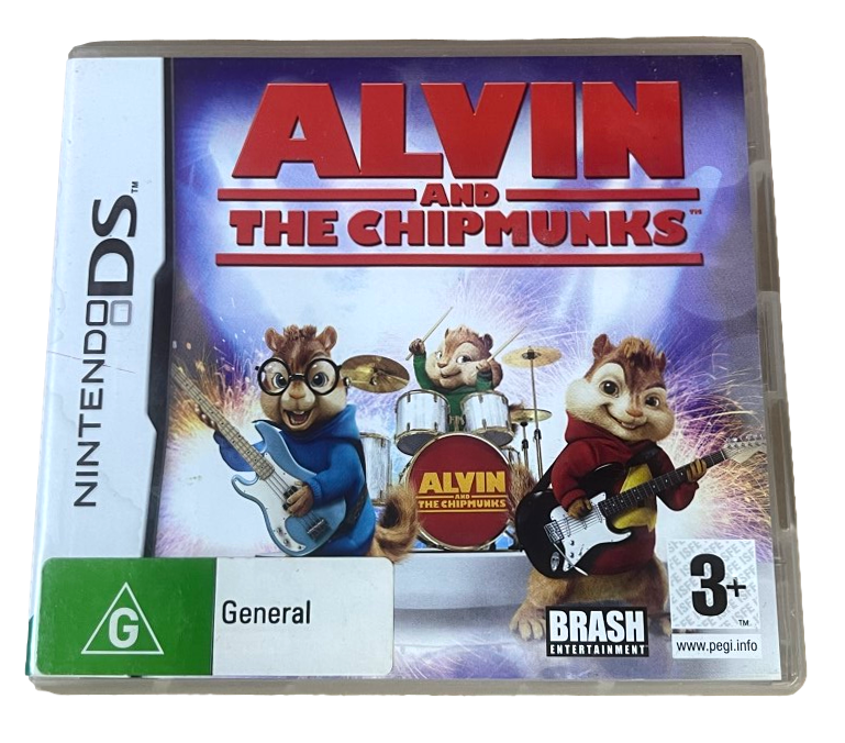 Alvin and the Chipmunks DS 2DS 3DS Game *No Manual* (Pre-Owned)