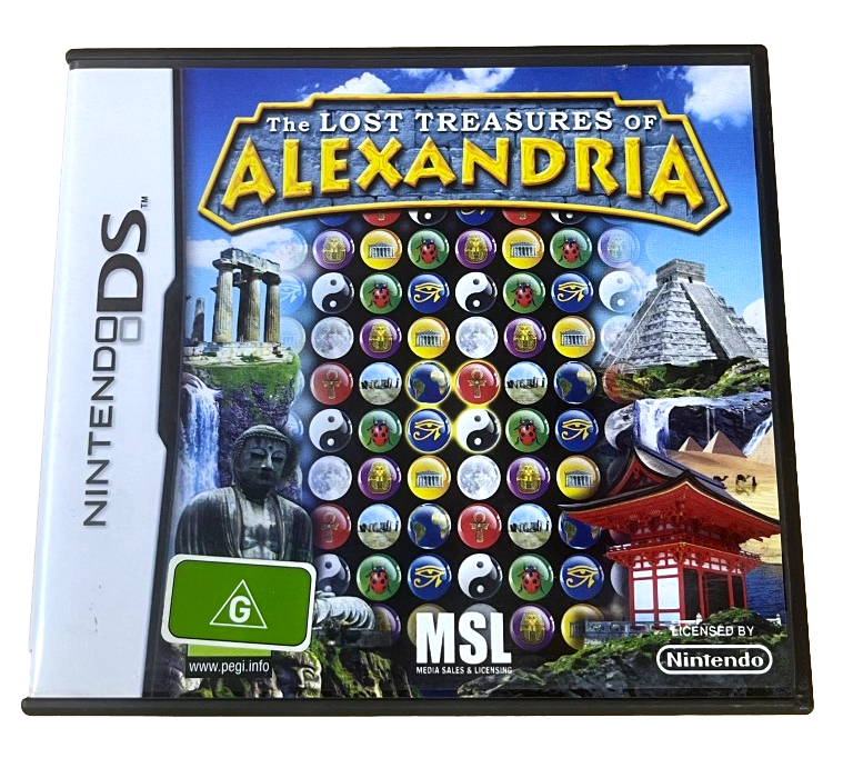 The Lost Treasures of Alexandria Nintendo DS 2DS 3DS Game *Complete* (Pre-Owned)