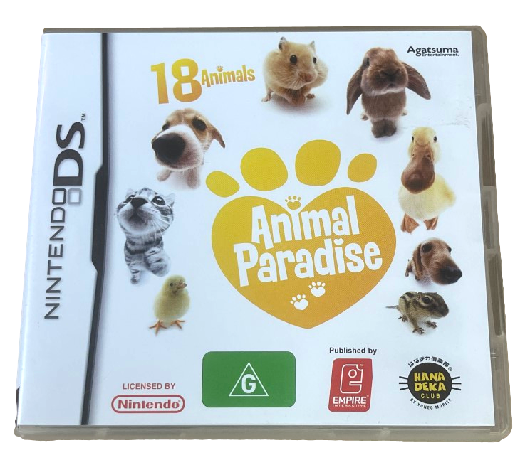 Animal Paradise Nintendo DS 2DS 3DS Game Complete Pre Owned