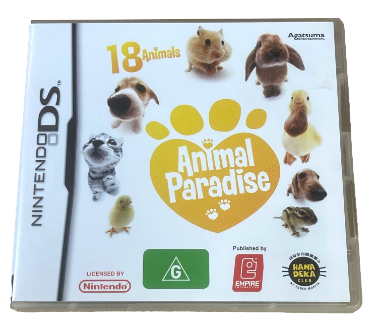 Animal Paradise Nintendo DS 2DS 3DS Game *Complete* (Pre-Owned)